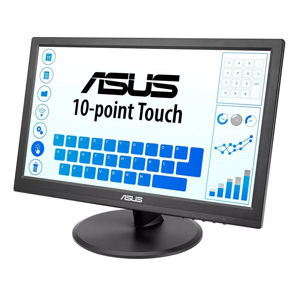 MONITORASUSVT168HRWXGA15660HZP6