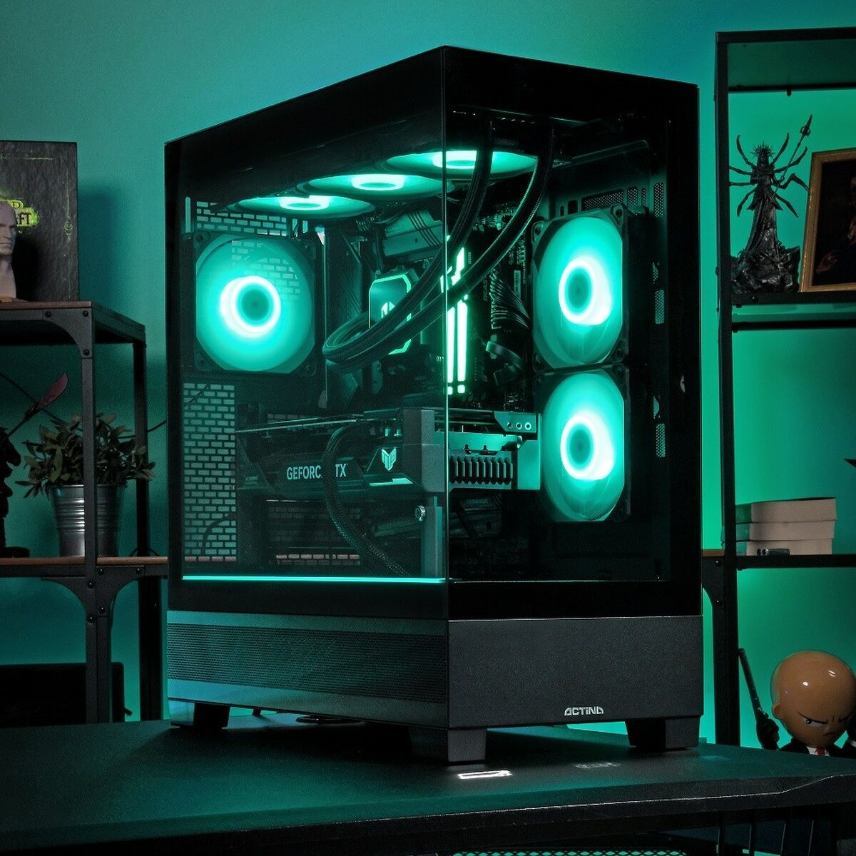 PCDESOBREMESAACTINAKOMACNGIP030032GBRAM32GB2TBSSDRTX5080AMDRYZEN79800X3DP4