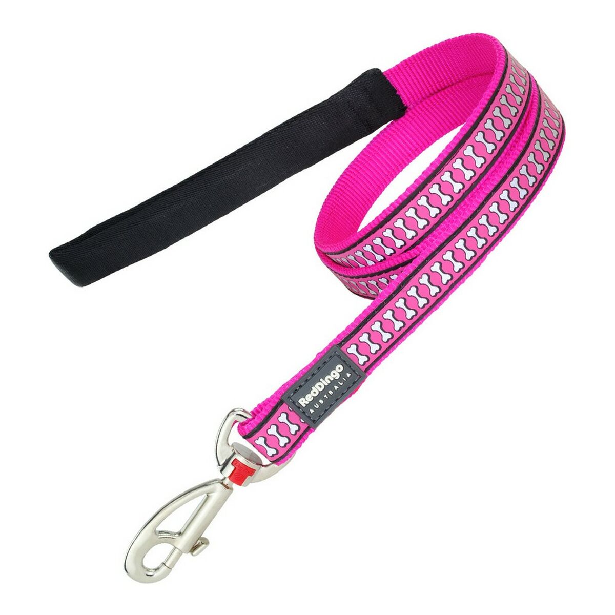 CORREAPARAPERROREDDINGOREFLECTANTEFUCSIA2X120CMP1