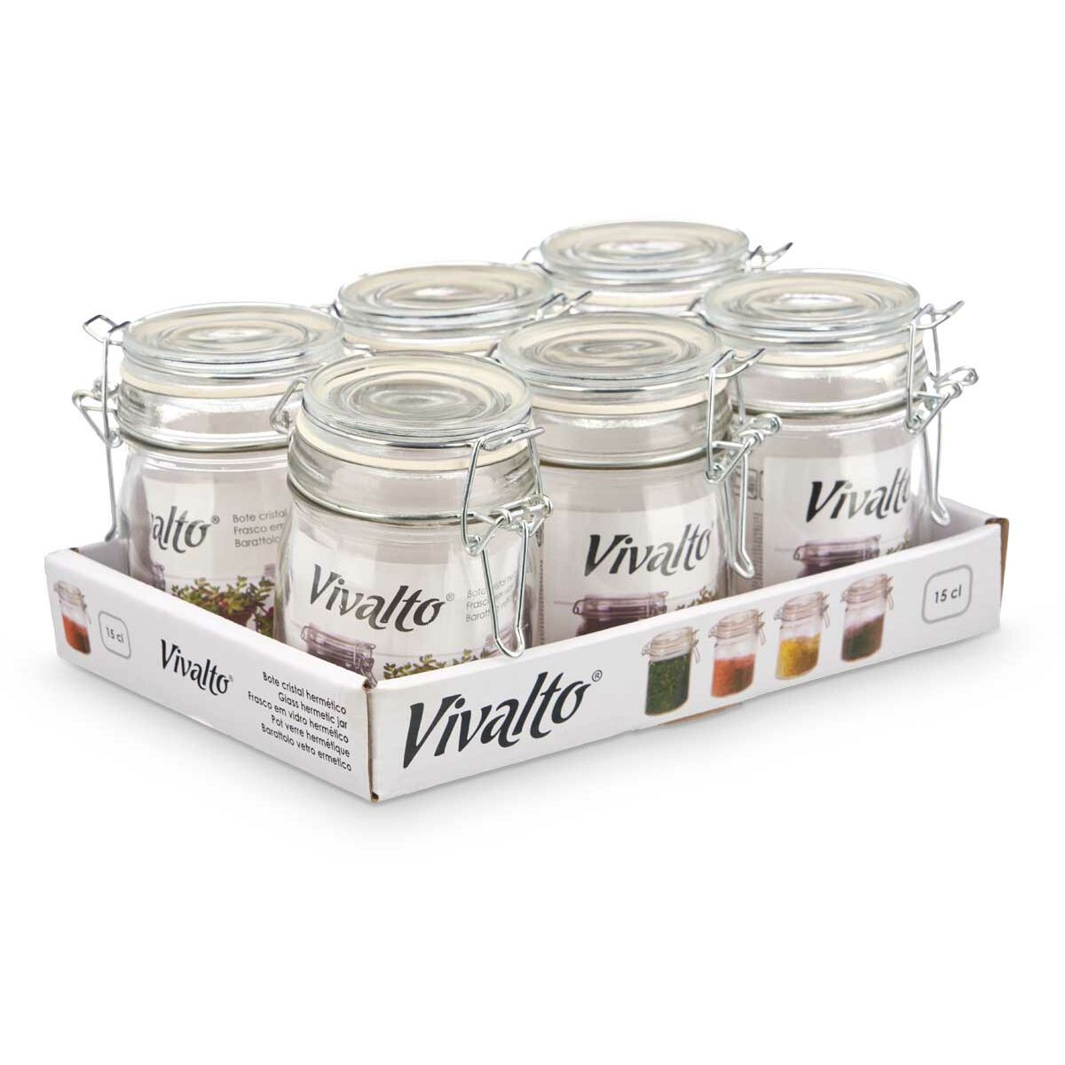 TARRODECRISTALVIVALTO049411TRANSPARENTE150ML6UNIDADESP4